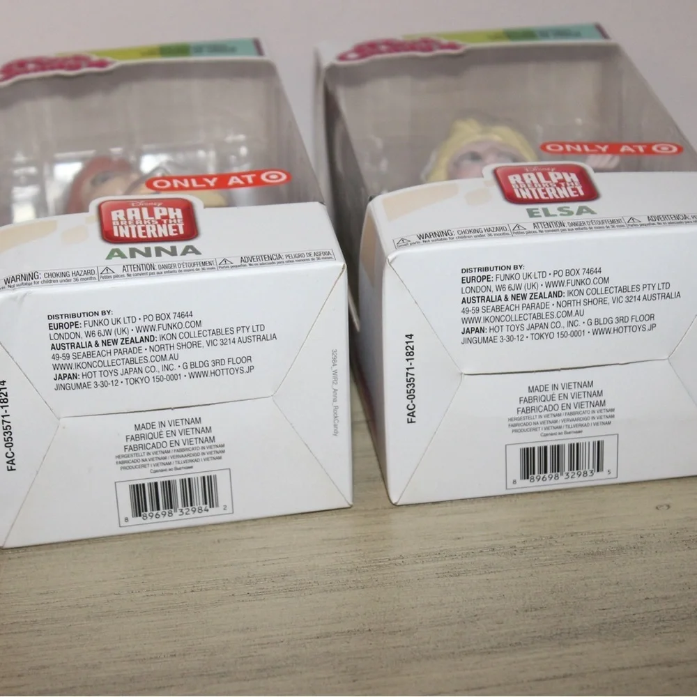 Rock Candy Funko Ralph Breaks The Internet Set of 2 Frozen Anna Elsa Collectible - Picture 6 of 6